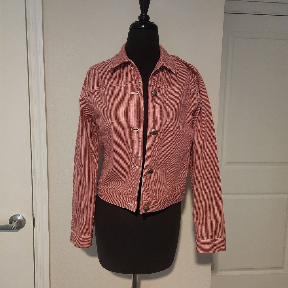 Ralph Lauren Women's Red Jean Jacket